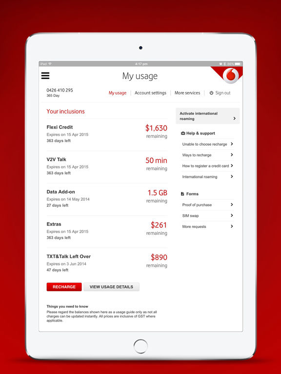 My Vodafone Australia on the App Store