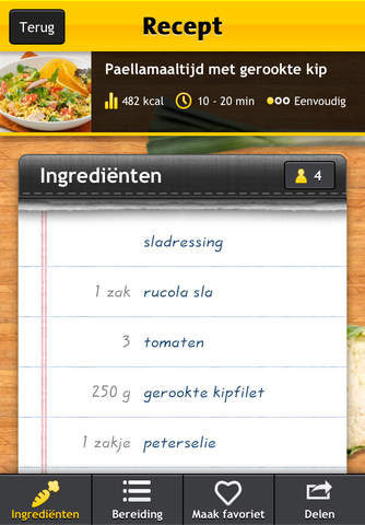 iPhone schermafdruk 3