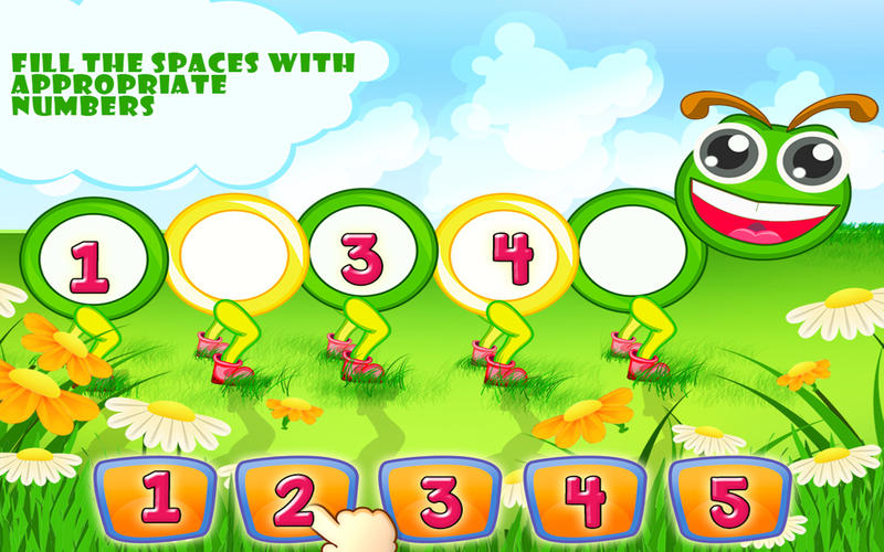 Worksheets Fill Missing Spaces With Numbers 1 -9 preschool numbers play learn on the mac app store screenshot 4