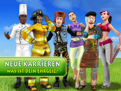 Die Sims 3 Traumkarrieren iOS Screenshots