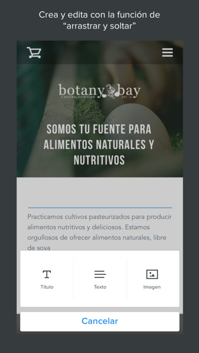 Captura de pantalla del iPhone 1