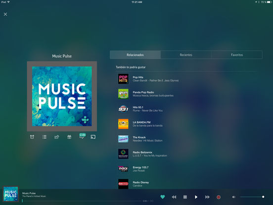 Captura de pantalla del iPad 1