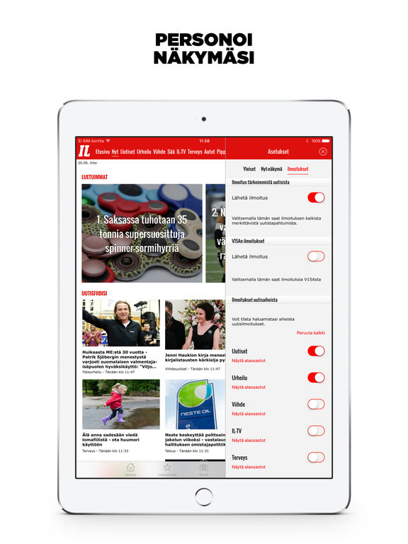 iPad-näyttökuva 3