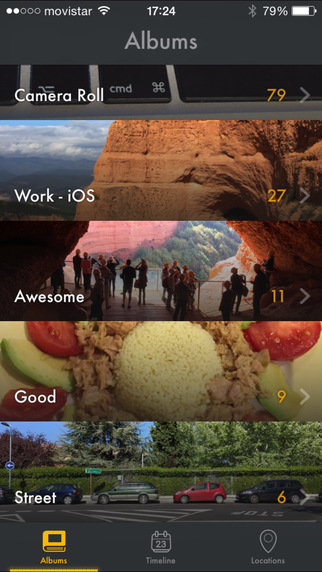 Captura de pantalla del iPhone 5