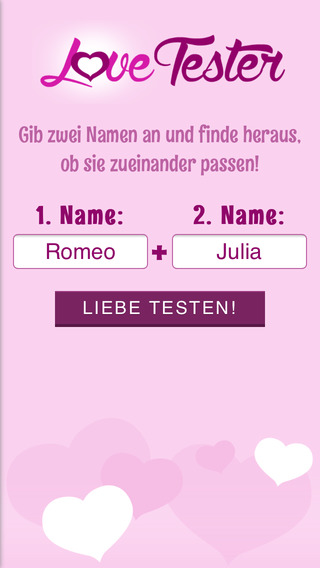love tester spiel love tester spiel