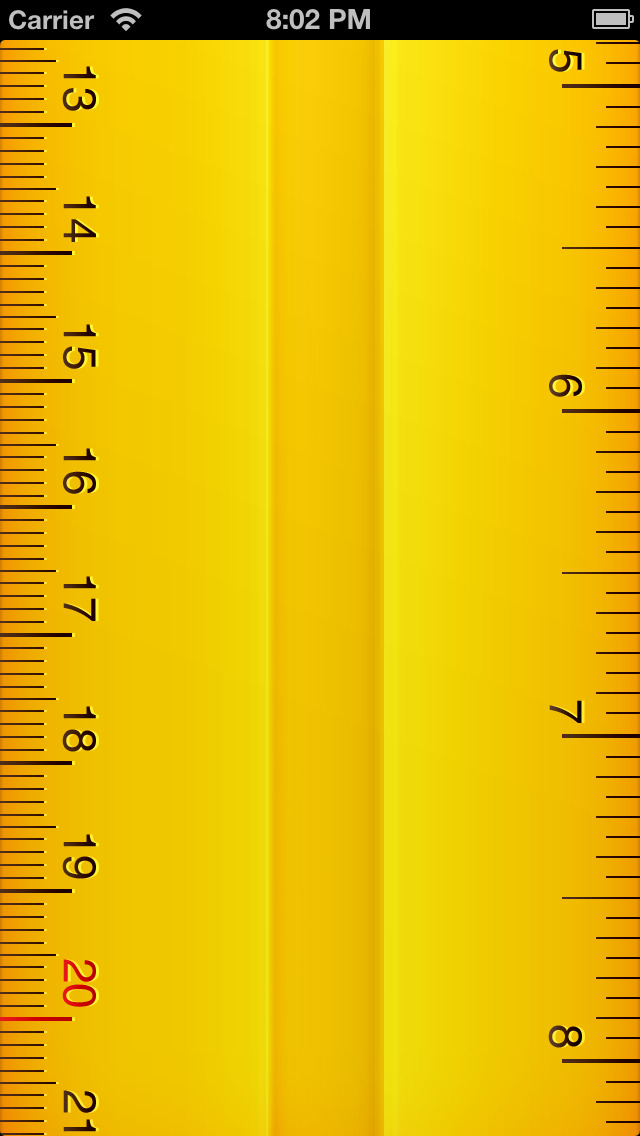 ruler for iphone 6 plus