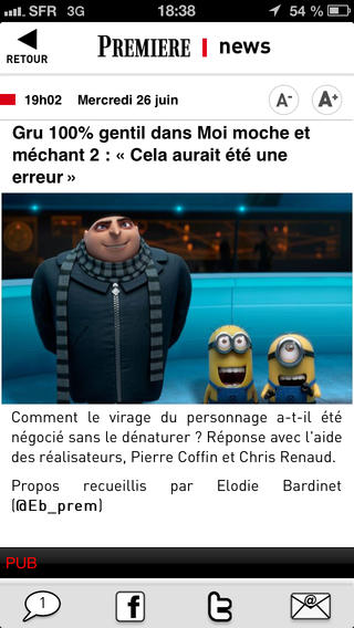 Capture d’écran iPhone 3