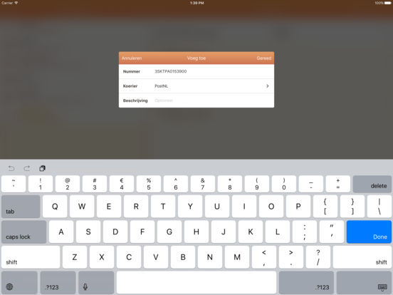 iPad schermafdruk 2