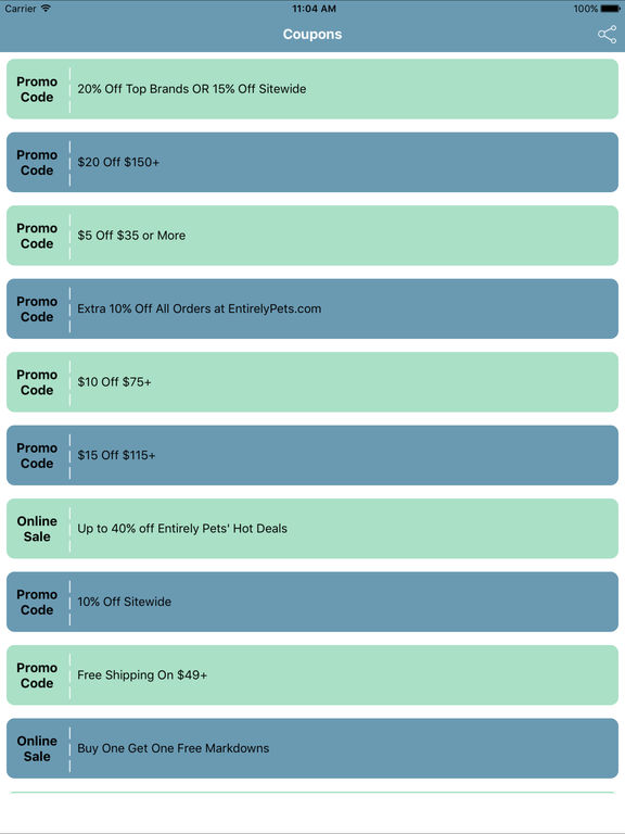 About EntirelyPets Save with the Latest Coupons from EntirelyPets. + Show Details & Exclusions UP TO. 60% Off Up to 60% off selected Flea and Tick items. Verified Used 33 Times in the Last Week. Get Offer. Details: Get ready to save! Up to 60% off selected Flea and Tick items. + Show Details & Exclusions.