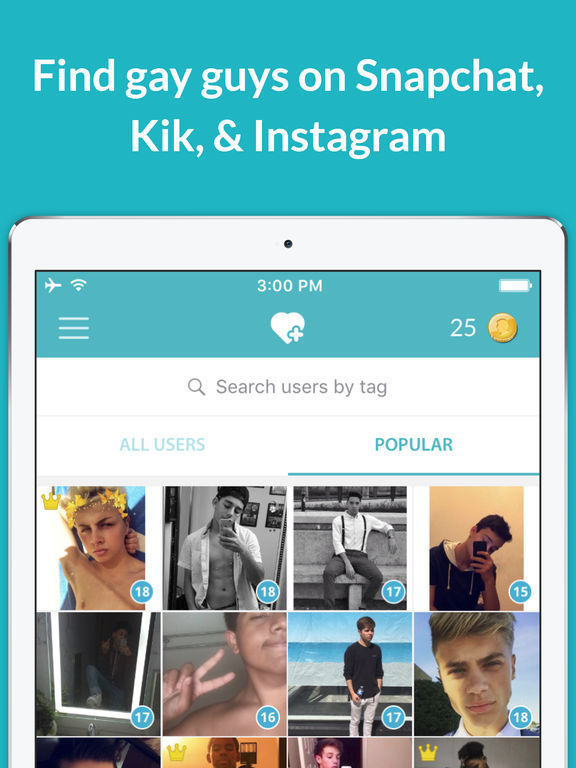 find gay snapchat users
