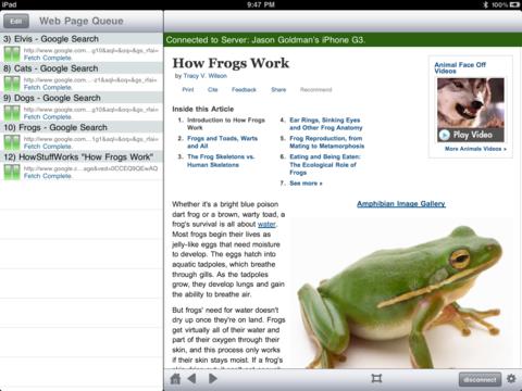 Blue Route iPhone to iPad Web Shareのおすすめ画像1