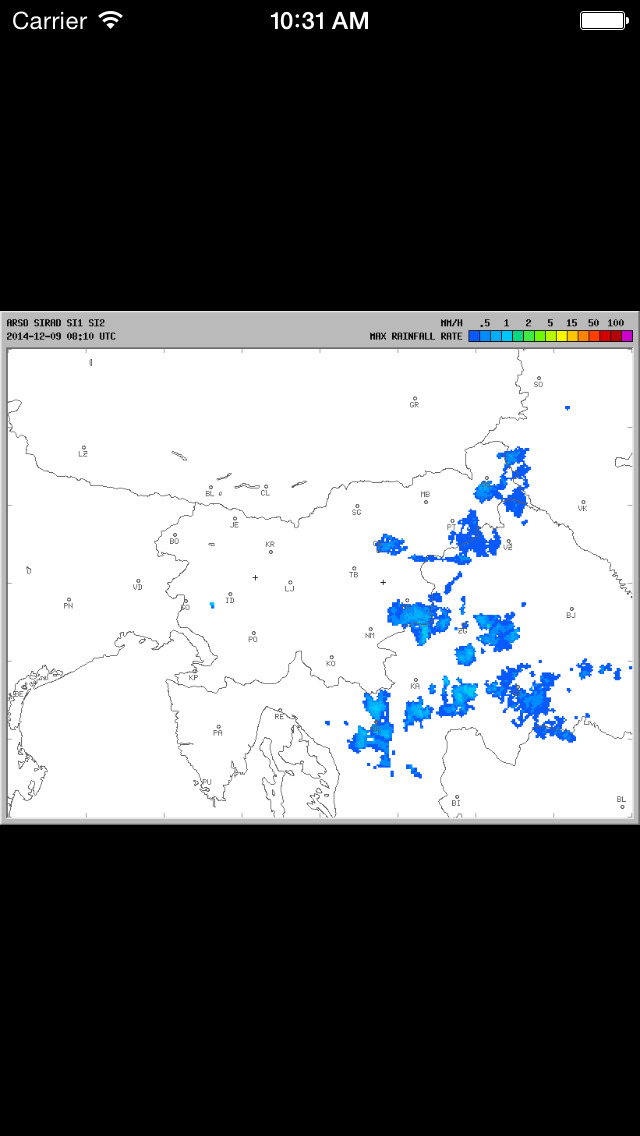 Padavine Radarska slikaiPhone最新人気アプリランキング【iOSApp】