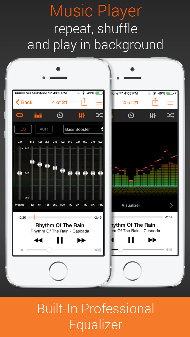 240円 無料 高機能イコライザアプリでいつもの音楽をもっと楽しもう Equalizer Pro 面白いアプリ Iphone最新情報ならmeeti ミートアイ