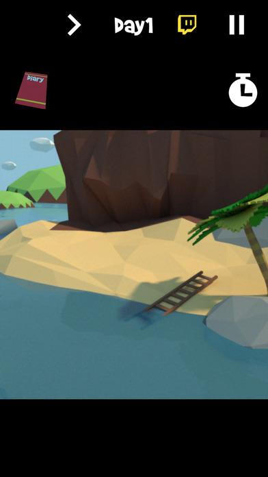 脱出ゲーム -サメに囲まれた無人島からの脱出- screenshot1