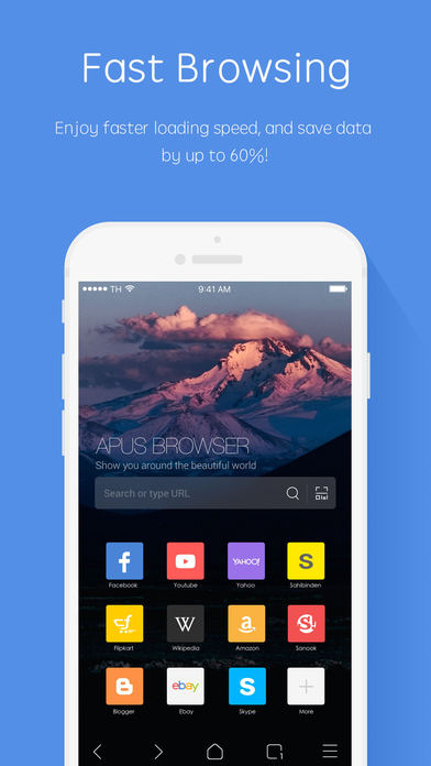 APUS Browser - super fast web browserのおすすめ画像1