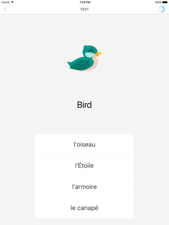 LearnEasy app to learn French words for beginnersのおすすめ画像1