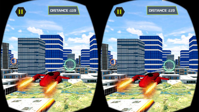 VR 未来 車 飛行 3D screenshot1