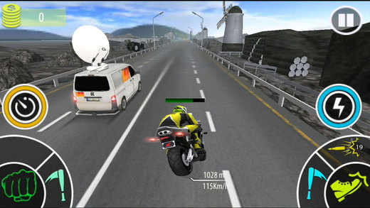 モトライダーバイク攻撃：スタントファイト3Dのおすすめ画像3