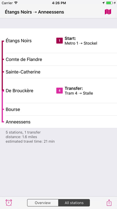 ブリュッセル路線図 screenshot1