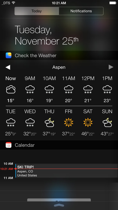 Check the Weather screenshot1