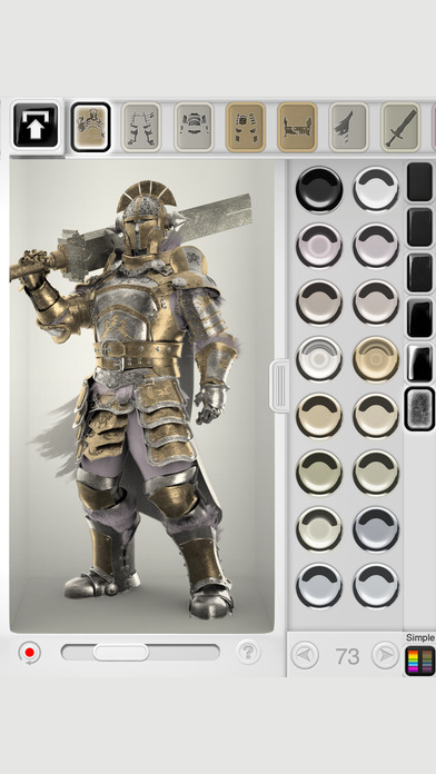 Figuromo Artist : Castle Gatekeeper Knight - Color Combine & Design your 3D Fantasy Figure Sculptureのおすすめ画像2