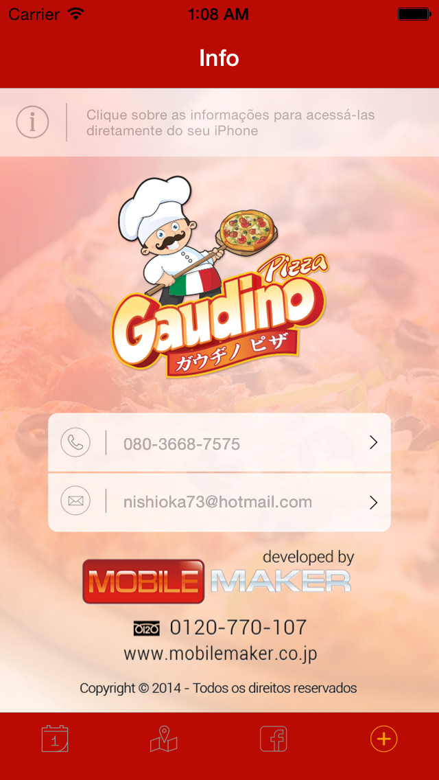 Gaudino Pizza screenshot1
