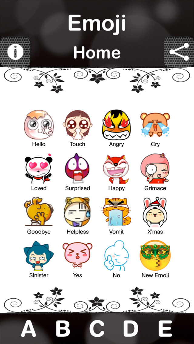Emoji for WeChat, Kik... screenshot1