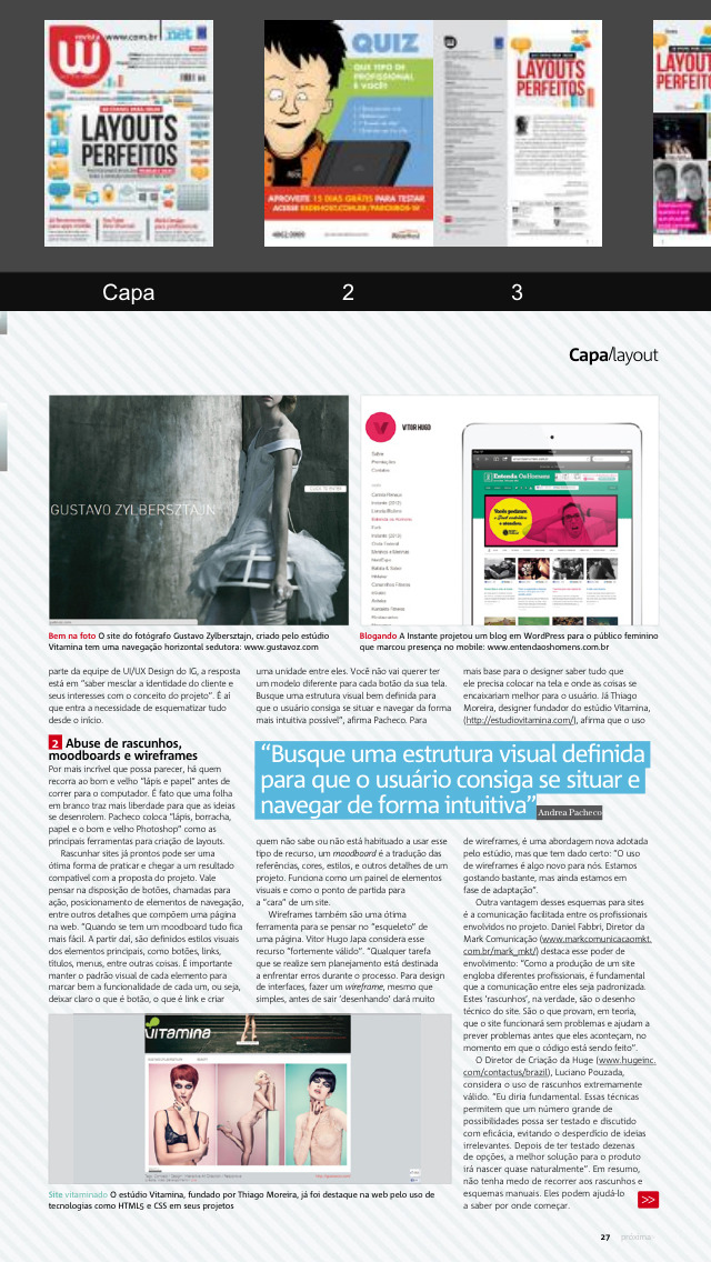 Revista W screenshot1