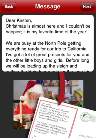 Postcards From Santa (FREE) free app screenshot 3