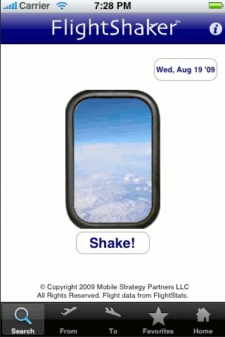 FlightShaker Lite free app screenshot 1