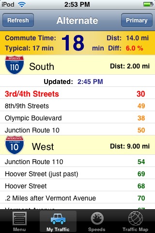 California Traffic Report free app screenshot 2