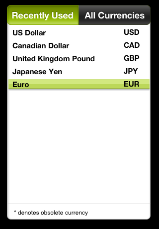 Currency Converter free app screenshot 3
