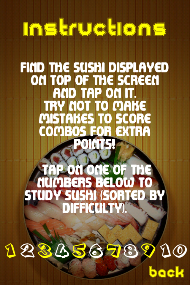 Click Sushi free app screenshot 3