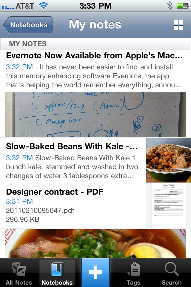 download the new version for ios EverNote 10.60.4.21118