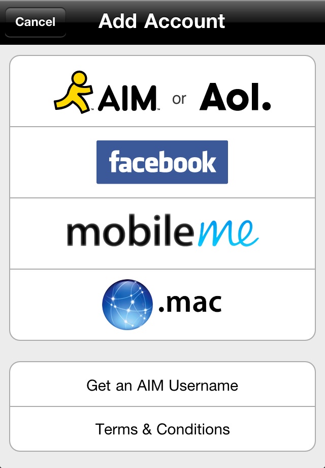 AIM (Free Edition) free app screenshot 3