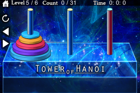 Tower of Hanoi -Olympic free app screenshot 2