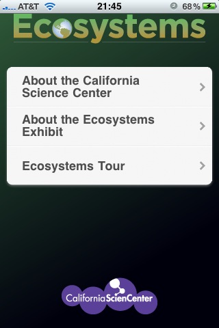 Ecosystems free app screenshot 1