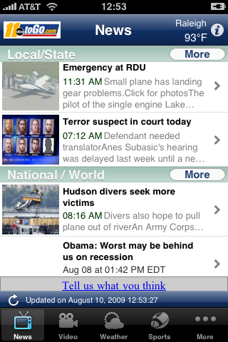 Local News, Weather and more free app screenshot 1