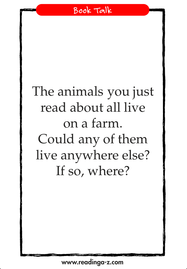 Farm Animals - LAZ Reader [Level aa-kindergarten] free app screenshot 4