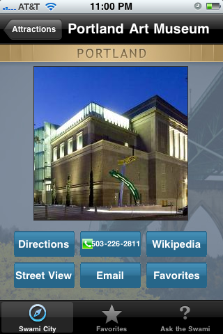 SwamiCity Portland free app screenshot 3