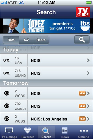 TV Guide Mobile free app screenshot 2