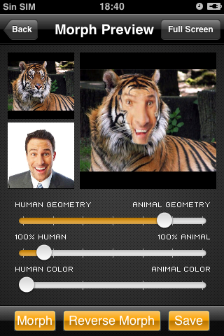 Morphing-Animal Free Version free app screenshot 3