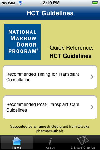 Transplant (HCT) Guidelines free app screenshot 1