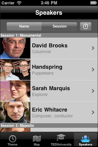 TED 2011 free app screenshot 1