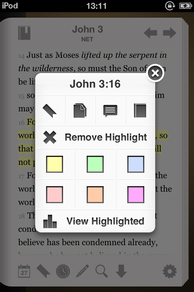 Holy Bible free app screenshot 2