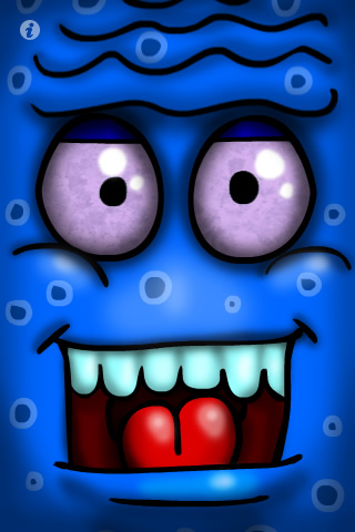 iPuppet - Voice Activated Blue Monster free app screenshot 1