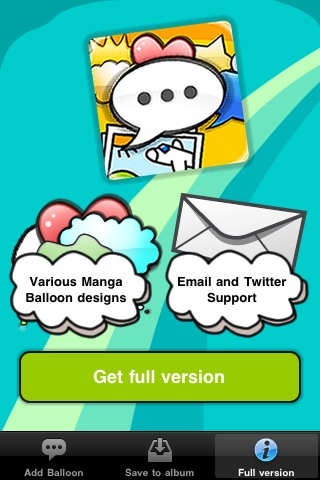Manga Balloon Maker (Lite) free app screenshot 2