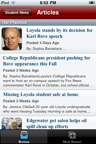 Loyola free app screenshot 4