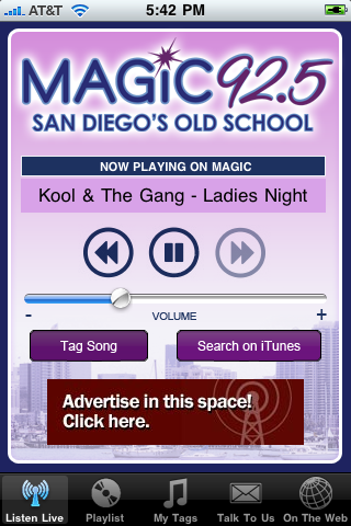 MAGIC 92.5 - San Diego's Old School - 92.5 FM San Diego free app screenshot 1