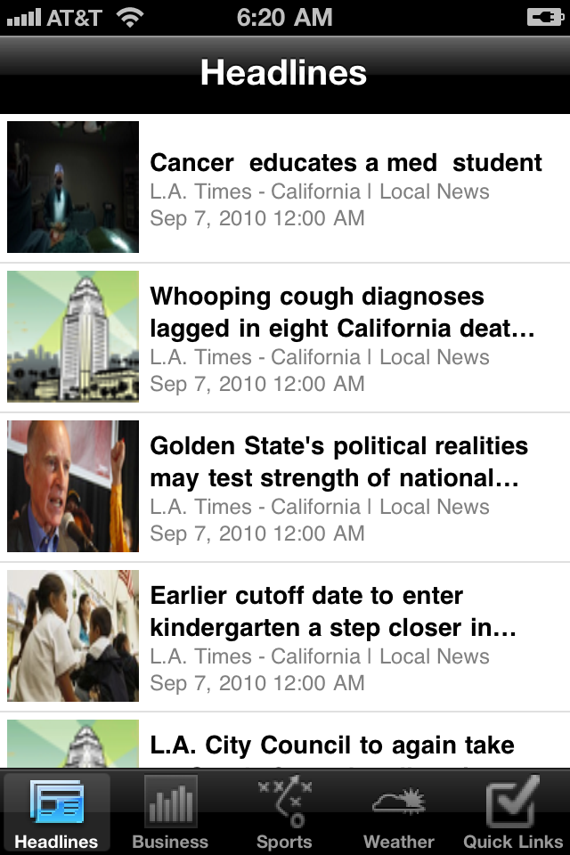 Los Angeles Local News Free free app screenshot 1